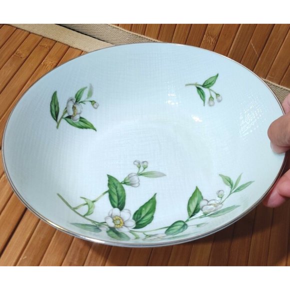 Vintage Moderna China Gardenia Wentworth 9 Wide 3" Deep Bowl Japan Ceylon 7604 - Picture 4 of 8